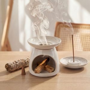 Ceramic Incense Holder for Sticks & Cones