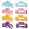 8 Pack Colorful Hair Clips for Women