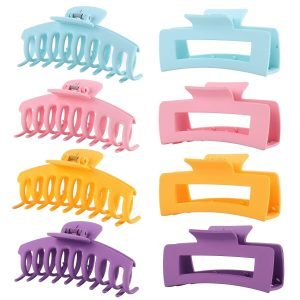8 Pack Colorful Hair Clips for Women