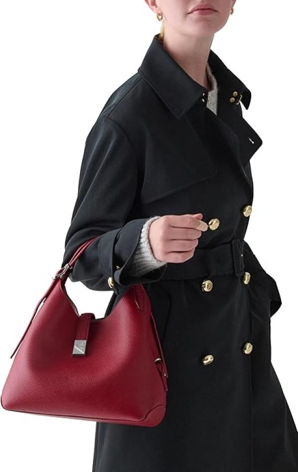 kate spade new york womens Deco Pebbled Leather Crossbody Tote