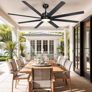 72 Inch Ceiling Fan with Lights & Remote Control 