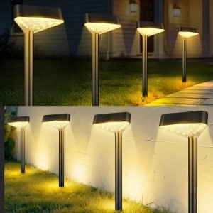 8 Pack Solar Pathway Lights