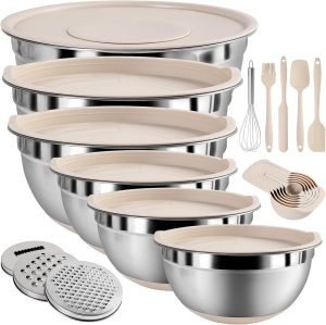 Mixing Bowls with Airtight Lids Set