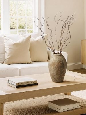 Large Rustic Farmhouse Vase