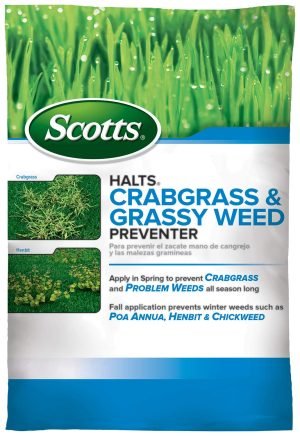 Scotts Halts Crabgrass & Grassy Weed Preventer
