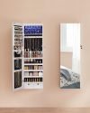SONGMICS Hanging Jewelry Cabinet