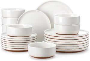 24 Pieces Modern Ceramic Dinnerware Set