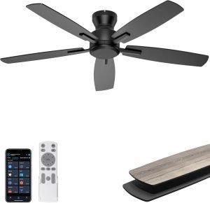 Ohniyou 52 Inch Ceiling Fan No Light