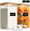 1.2 Gallon Wide Mouth Flour Sugar Storage Containers