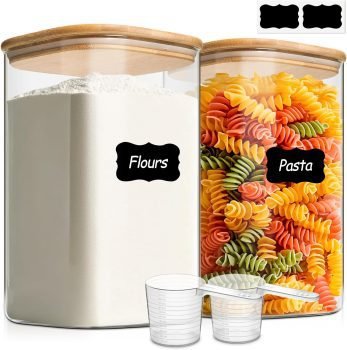 1.2 Gallon Wide Mouth Flour Sugar Storage Containers