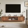 Entertainment Center Media Console Table with Storage Cabinet