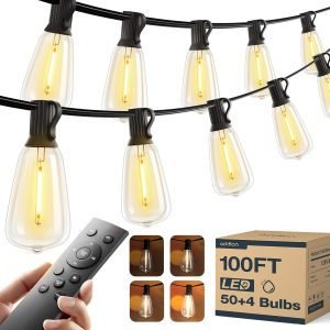 100FT LED Outdoor String Lights
