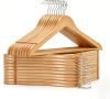 StorageWorks Wooden Hangers 20 Pack