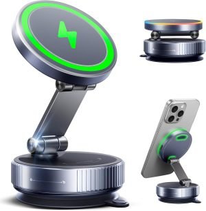 Magnetic Phone Charging Holder Mount