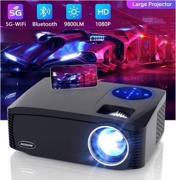 Native 1080P 5G WiFi Bluetooth Projector