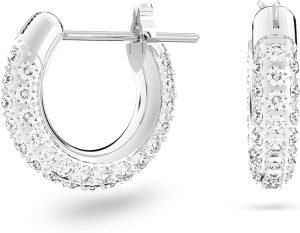 Swarovski Stone Crystal Pierced Hoop Earring