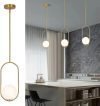 Modern Pendant Lighting Gold Globe Pendant Light Fixture