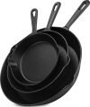 Kitchen Cast iron Skillets 3 Piece Set