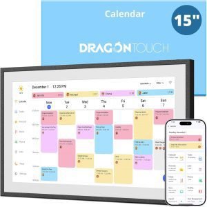 Dragon Touch 15.6 Digital Calendar Chore Chart 