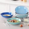38 oz Ceramic Pasta Bowls Set of 6