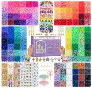 Sunlode 30,000Pcs Clay Beads Bracelet Making Kit 