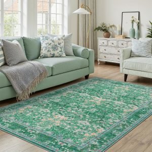 Sage Green Area Rug 4×6
