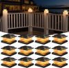 12 Pack Solar Post Cap Lights
