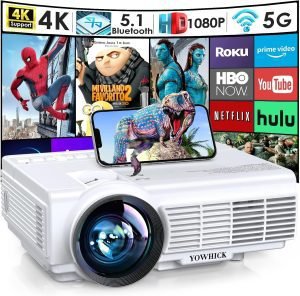 Projector with WiFi and Bluetooth