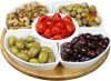 12 1/4 Inch 6pc Lazy Susan Appetizer & Condiment Server Set