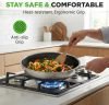 NutriChef 12″ Stainless Steel Wok