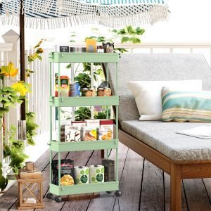 Slim Rolling Storage Cart