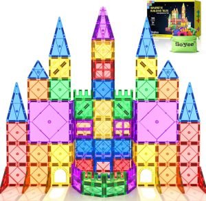102PCS Magnetic Tiles Building Blocks