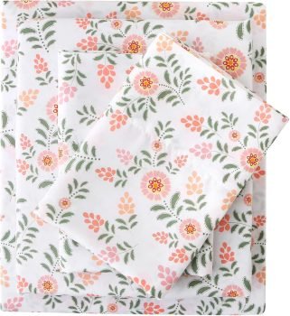 Cozy Vintage Microfiber Printed Queen Sheet Set