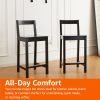 Amazon Basics Wooden Counter Height Bar Stool