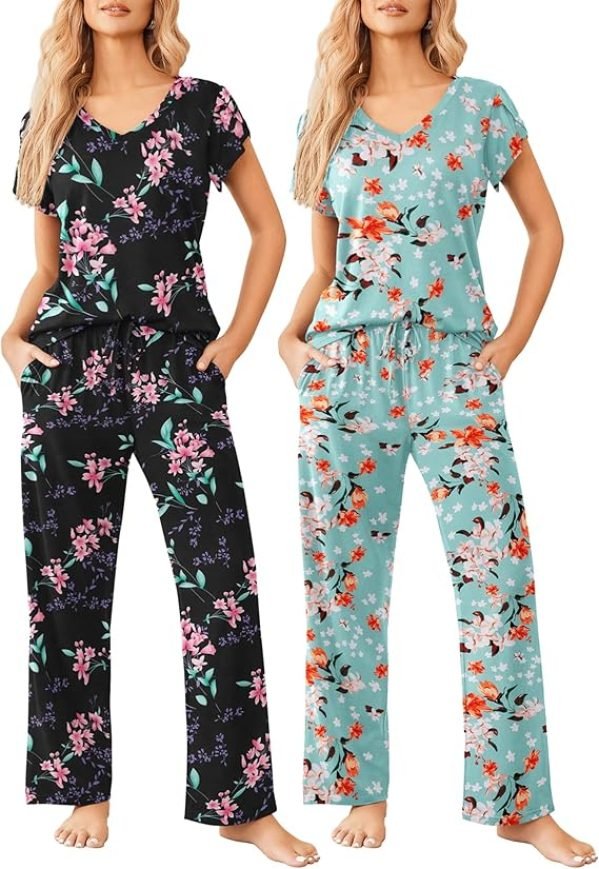 2 Pack Womens Pajamas