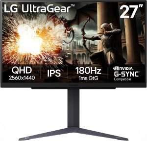 LG 27” UltraGear QHD Gaming Monitor 