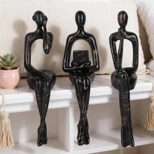 Home Decor Thinker Statue Accents