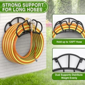 Super Stable Garden Hose Holder Wall Mount