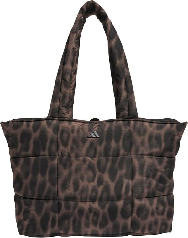 adidas Unisex Quilted Tote – Puffer Shoulder Bag