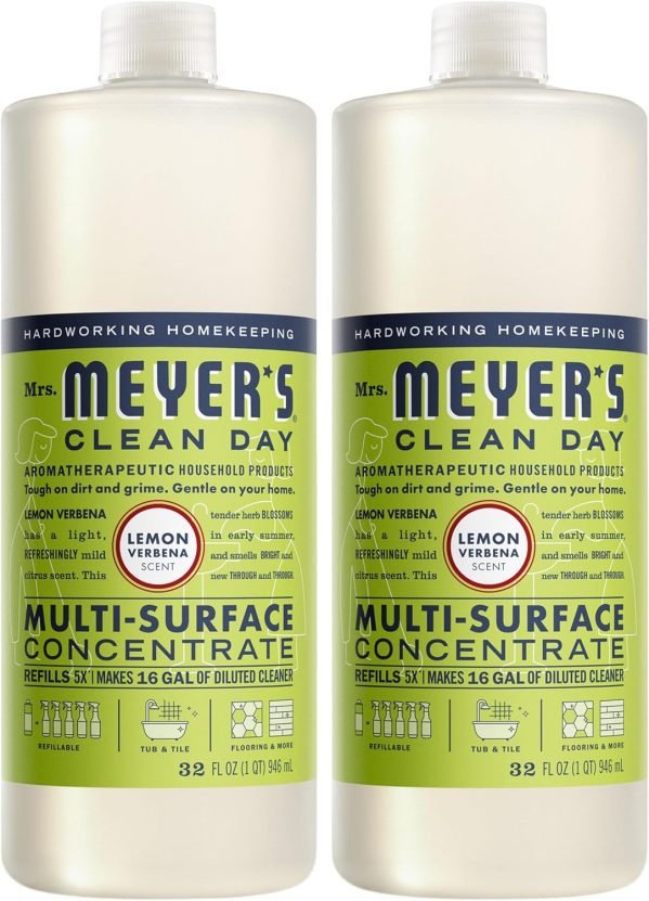 Mrs. Meyer’s Multi-Surface Cleaner Concentrate 32 oz (2 Pack)