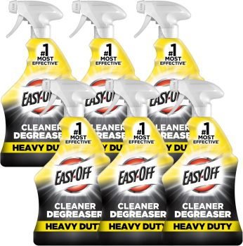 Easy-Off Heavy Duty Degreaser Cleaner Spray – Pack of 6