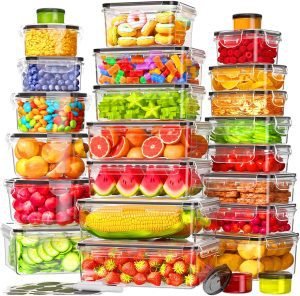50 PCS Food Storage Containers