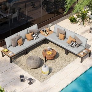 Aluminum Modular Outdoor Patio Furniture Set