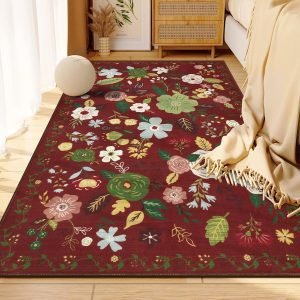 3x5ft Colorful Floral Rug
