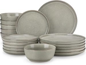 8-Piece Plates and Bowls Set 