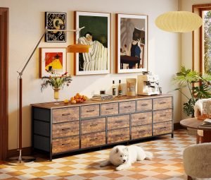 Huuger 77.6 inch Long Dresser for Bedroom