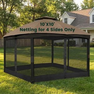 Gazebo Universal Replacement Mosquito Netting