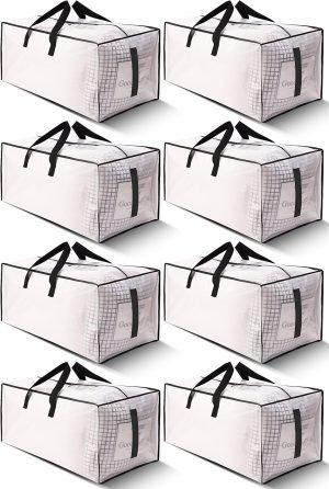 8 Pack Large Strong Moving Bags