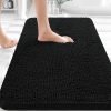 Black Bathroom Rug 30×20