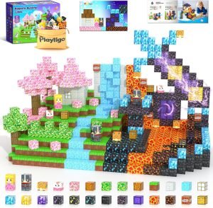 154PCS Magnetic Blocks